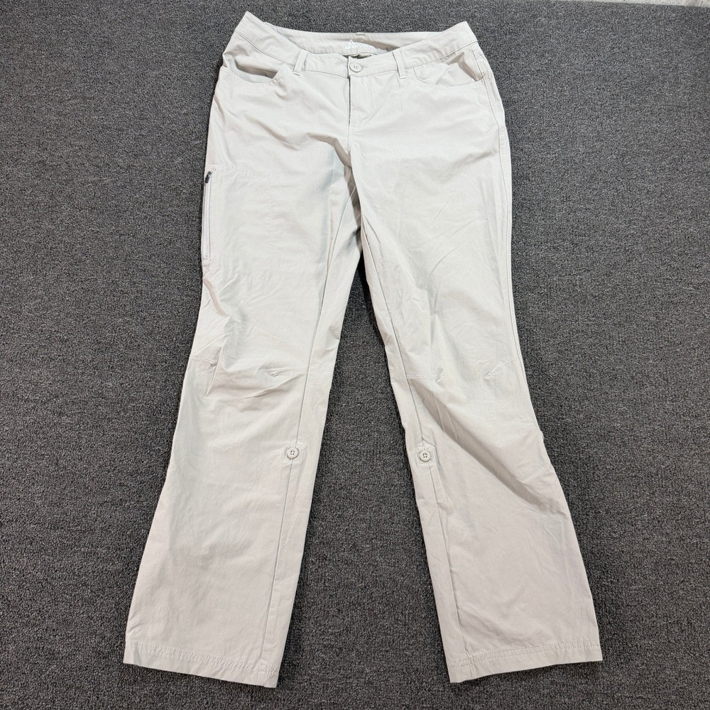 Ascend Pants Womens 8 660ACS196214P Grey Roll-up Hiking Outdoor EUC